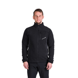 Pánská fleecová mikina Northfinder JEDRZEJ black/black