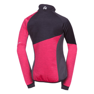 Dámská mikina Northfinder JACLYN cherry/black
