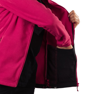 Dámská fleece mikina Northfinder RAYNA cherry