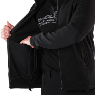 Pánská fleece mikina EMMET black