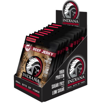 Indiana Jerky Beef Hot & Sweet 90g