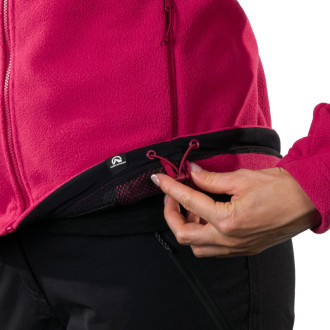 Dámská fleece mikina Northfinder RAYNA cherry
