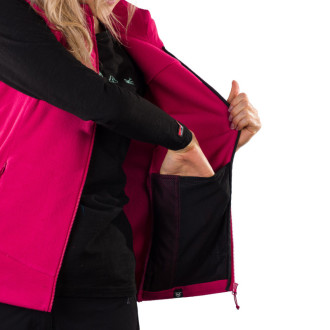 Dámská fleecová vesta EVELIN cherry