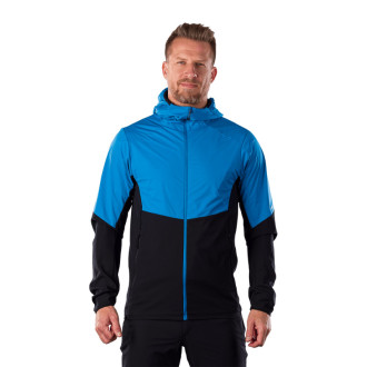 Pánska trekingová hybridní bunda Northfinder  BENJAMIN blueblack