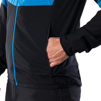 Pánska trekingová hybridní bunda Northfinder  BENJAMIN blueblack