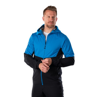 Pánska trekingová hybridní bunda Northfinder  BENJAMIN blueblack