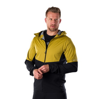 Pánska trekingová hybridní bunda Northfinder BENJAMIN mustardblack