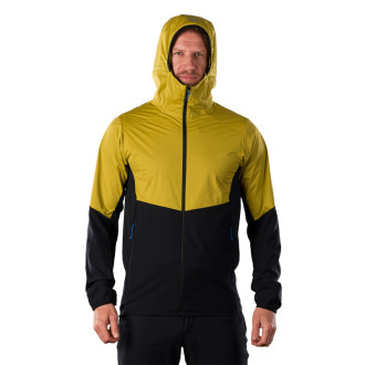 Pánska trekingová hybridní bunda Northfinder BENJAMIN mustardblack