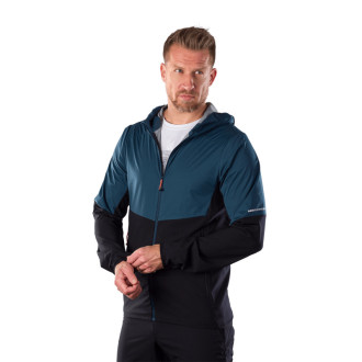 Pánska trekingová hybridní bunda Northfinder BENJAMIN inkblue