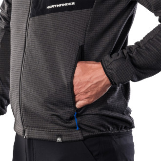 Pánská mikina Northfinder EUSTACIO blackblack