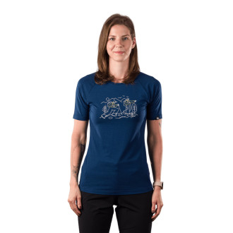 Dámské bambusové tričko Northfinder IVANA navy