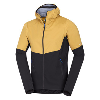 Pánska trekingová hybridní bunda Northfinder BENJAMIN mustardblack