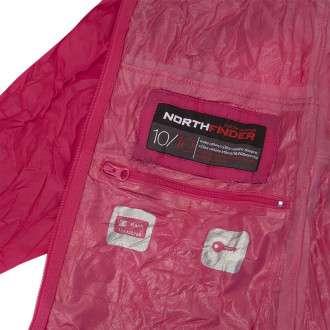 Dámská nepromokavá bunda 2L Northfinder NORTHKIT rose