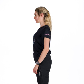 Dámské triko Northfinder merino LINDSEY black