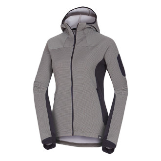 Dámská fleecová mikina Northfinder MARCELLA lightgreen/black