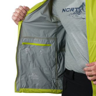 Pánská nepromokavá sbalitelná bunda Northfinder NORTHKITPRO1 limegreen