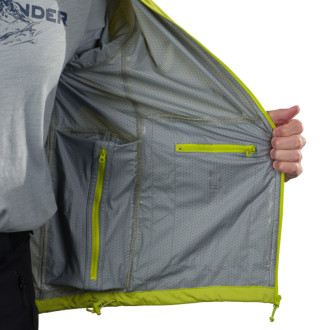 Pánská nepromokavá sbalitelná bunda Northfinder NORTHKITPRO1 limegreen