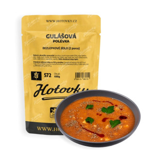 Bezlepkové Gulášová polévka (2 porce)