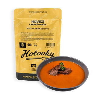 Bezlepkové - Hovězí v rajské omáčce (1 porce)