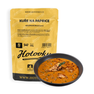 Bezlepkové-Kuře na paprice (2 porce)