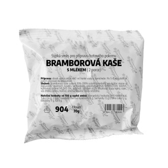 Bramborová kaše s mlékem 2 porce (instantní) 80g