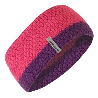 Čelenka  SENSOR  pletená růžová