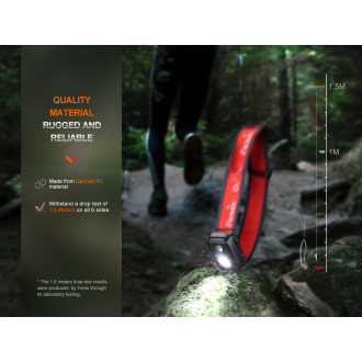 Čelovka Fenix HL16 (450 lumenů) růžová