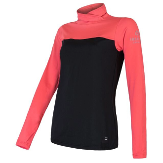 Dámská mikina SENSOR COOLMAX THERMO černá/korál