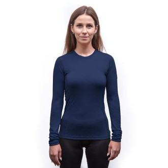 Dámské triko SENSOR MERINO ACTIVE dl.rukáv deep blue