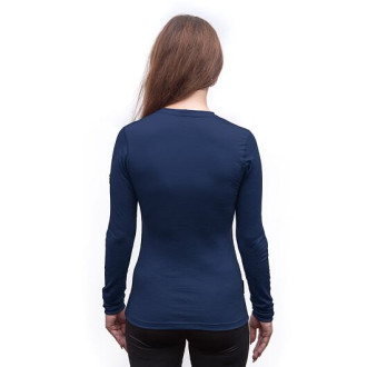 Dámské triko SENSOR MERINO ACTIVE dl.rukáv deep blue
