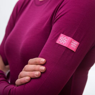Dámské triko SENSOR MERINO ACTIVE dl.rukáv lilla