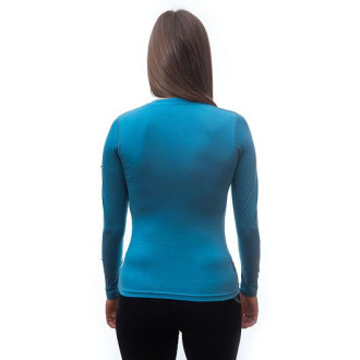 Dámské triko SENSOR MERINO ACTIVE dl.rukáv modrá
