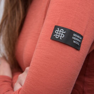 Dámské triko SENSOR MERINO ACTIVE dl.rukáv terracotta