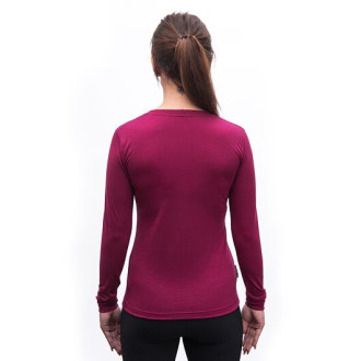 Dámské triko SENSOR MERINO ACTIVE FOX dl.rukáv lilla