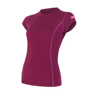 Dámské triko SENSOR MERINO ACTIVE kr.rukáv lilla