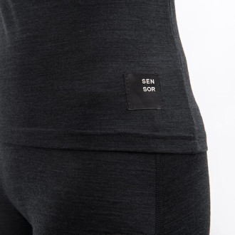 Dámské triko SENSOR MERINO CORDURA dámské triko kr.rukáv černá