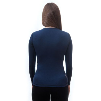 Dámské triko SENSOR MERINO DF  dl.rukáv deep blue