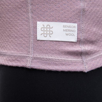 Dámské triko SENSOR MERINO DF  dl.rukáv mystic violet