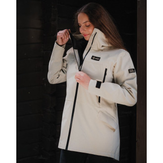 Dámský outdoorový kabát Kilpi AYRA-W béžová