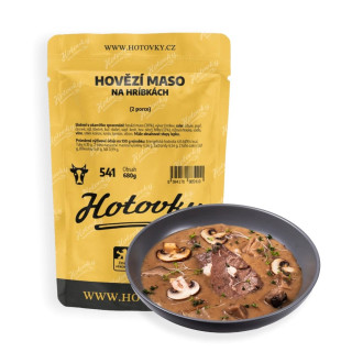 Hovězí na hříbkách (2 porce)