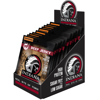 Indiana Jerky Beef Peppered 25g