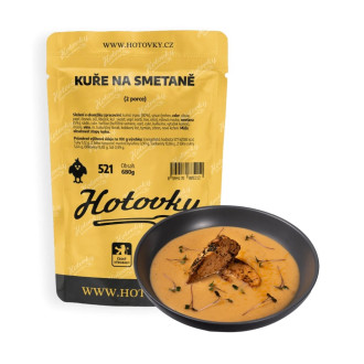 Kuře na smetaně (2 porce)