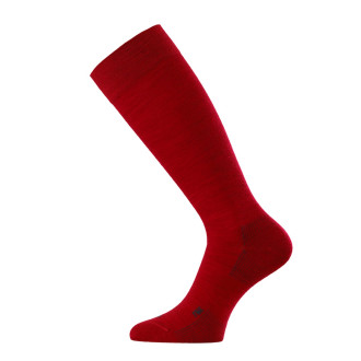 Lyžařské  merino podkolenky Lasting FWK červené