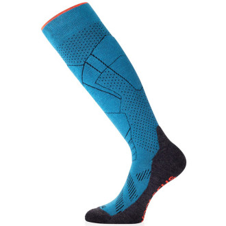 Lyžařské  merino podkolenky Lasting  FWU  modré
