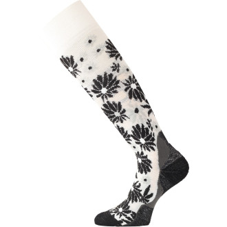 Lyžařské  merino podkolenky Lasting  SDD bílé