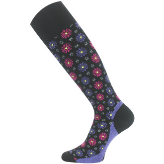 Lyžařské  merino podkolenky Lasting  SDF černé