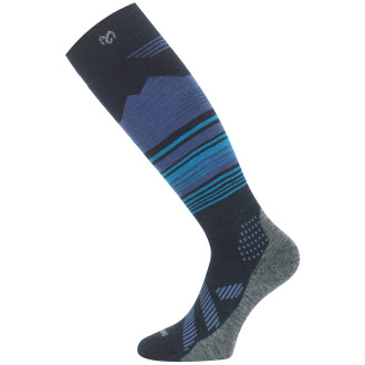 Lyžařské  merino podkolenky Lasting  SSU modré