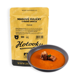 Masové kuličky v rajské omáčce (2 porce)