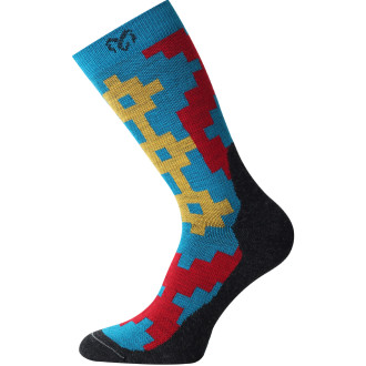 Merino ponožky Lasting WHP modré