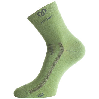 Merino ponožky Lasting WKS zelené